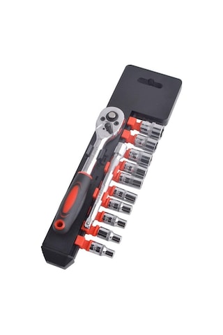 Cr-v Socket Set 12 Parça 1/2 İnç Vakumlu Lokma Seti