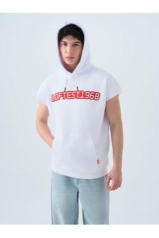 LOFT Oversize Erkek Sweatshirt Lf2038873 Q1.v1 Beyaz