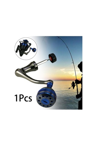 Suntek Olta Makarası Sapı Kavrama Yedek Parça Metal Mavi-l