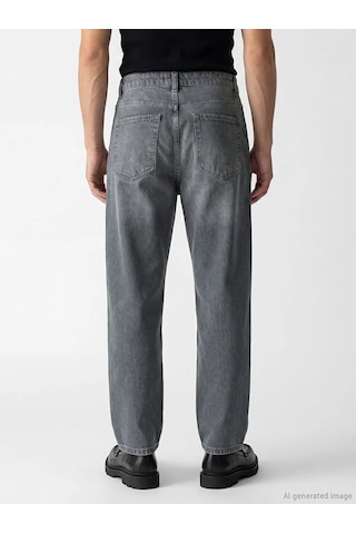 Lc Waikiki Gri Balloon Fit Erkek Jean Pantolon