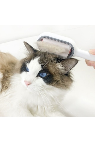 Petgravity Su Hazneli Kedi Yıkama Fırçası Kedi Tarağı Pembe