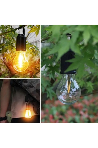 Şarj Olabilen 3 Farklı Mod Led&amp Apos Li Kendiliğinden Asma Kancalı Kamp,dış Cephe Lambası 5365