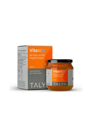 Talya Vitamini Bal-Polen-Arı Sütü-Propolis Karışımı (Çocuklar İçin) 230 G