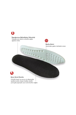 Active Team BC02 Yumuşak, Günlük, Rahat Adım Ve Konforlu İç Tabanlık