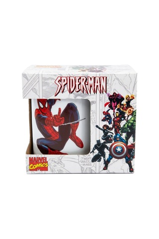 Örümcek Adam Tasarımlı Beyaz Seramik Kupa Bardak - Spider-man Baskılı Hediye Kupa