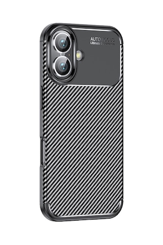 Apple iPhone 16 Uyumlu Zore Negro Silikon Kapak-siyah