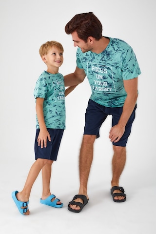 Arnetta Your Target Yeşil Erkek Bermuda Takım