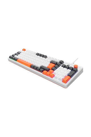 Acer Emachines, Eak860, Beyaz, Usb Kablolu, Rainbow Backlight, Membran Renkli Tuşlar, Türkçe Q, 100