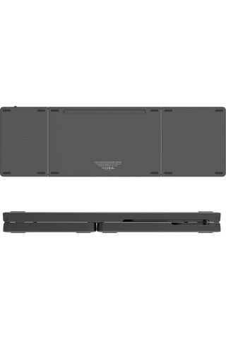 Kf86 Max Katılabilir Kızargımsız Bluetooth Uyumlu Klavye Dokunmatik Ekran + Deri Kovanla