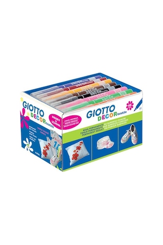 Giotto Decor Textile Kumaş Boyama Kalemi 48'Li Sınıf Seti