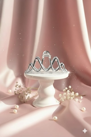 Mandal Modelli Metal Toka, Metal Klipsli Mandal Toka Gümüş