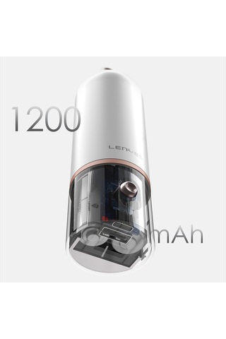 Lenyes Lhf12 Powerbank Özellikli 3 Kademeli Portatif Soğutucu El Fanı Beyaz