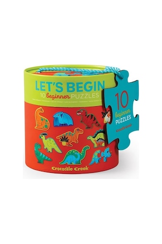 Crocodile Creek Ilerleyen Puzzle Dinozorlar