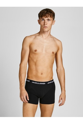 Jack&Jones Jacblack Frıday Erkek Boxer 5'Li Paket Siyah