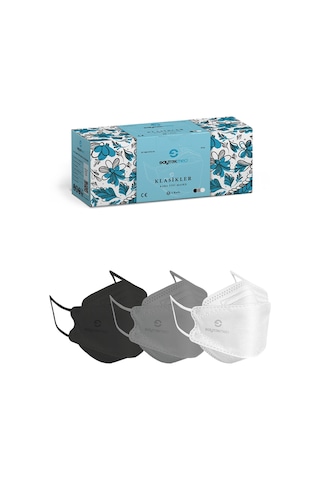 Saytekmed Meltblown Filtre Özel Tasarım ve Renkler Klasikler Maske (1 Kutu/ 15 Adet)