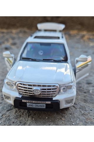Oyuncak Araba Toyota Jip Land Cruiser V8 Model Araç Sesli &ışıbyz