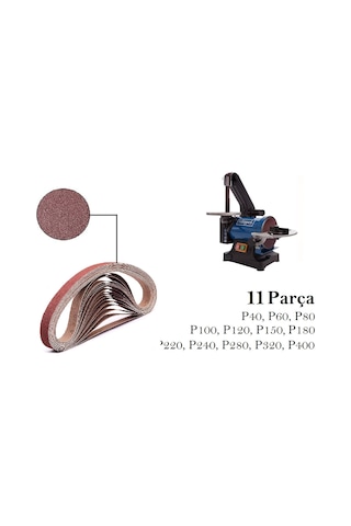 Venoa Scheppach Bts700 Uyumlu Bant Zımpara Kağıdı 11 Parça (50x686 mm)
