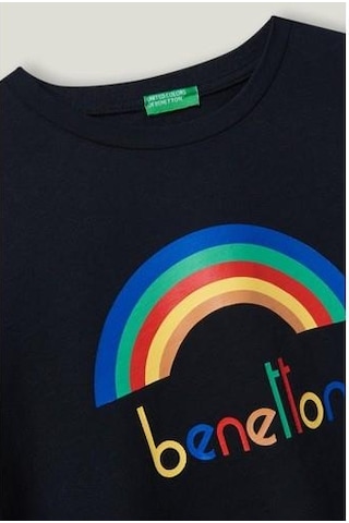 Over-Q Benetton Tshirt Kırık Beyaz