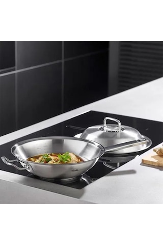 Fissler Profi Collection Metal Kapak Wok Tava 30 Cm Renkli