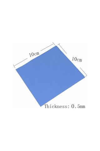 Wozlo 0 5mm 100x100mm Chipset Soğutucu Termal Pad Cep Telefonu Notebook Ps4 Ps5 Mavi 3 6w/m K