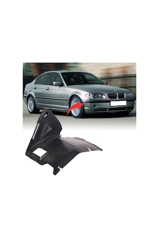 Bmw E46 Sedan Ön Çamurluk Davlumbazı Uç Sağ 1997-2006 51718193812