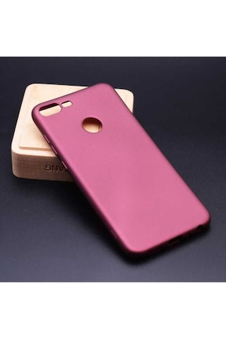 Asus Zenfone Max Plus M1 Zb570tl Kılıf Zore Premier Silikon Kapak Mürdüm