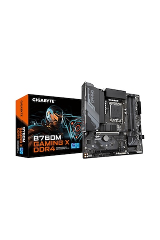 Gigabyte B760M Gaming X DDR4 Intel B760 5333 MHz (OC) DDR4 Soket 1700 mATX Anakart
