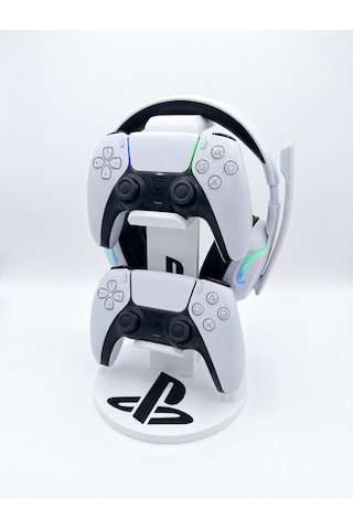 Playstation Ps5 Uyumlu Çift Kol Ve Kulaklık Standı 1 Adet