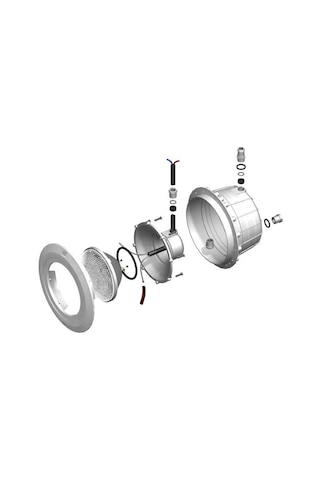 Sıva Altı Led Havuz Lambası Komple S 95 Mavi Işık