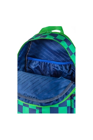 United Colors Of Benetton Unıted Colors Of Benetton Çift Bölmeli Sırt Çantası 03773 Mavi - Yeşil