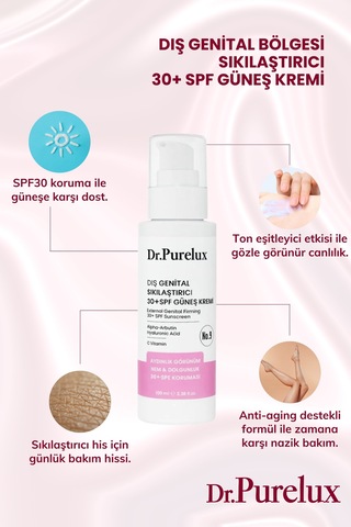 Genital Bölge Sıkılaştırıcı, Anti-aging 30 +spf Güneş Bakım Kremi Ton Eşitleyici & Aydınlatıcı