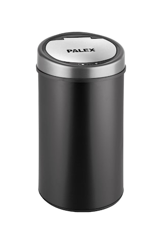 Palex Sensörlü Çöp Kovası Siyah Usb Şarjlı 13 L Siyah