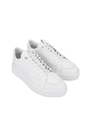 Tamer Tanca Erkek Hakiki Deri Beyaz Sneakers & Spor Ayakkabı 352 23159 Erk Ayk Sk25-26 Beyaz Dr Beyaz