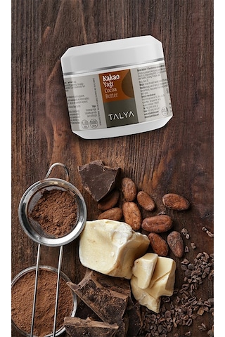 Talya Soğuk Sıkım %100 Saf ve Doğal Katı Kakao Yağı 50 ML