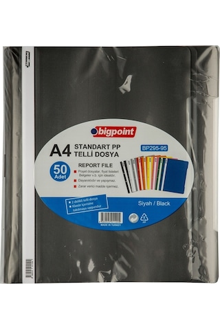 Bigpoint Telli Dosya Siyah 50'li Paket X 2 Paket