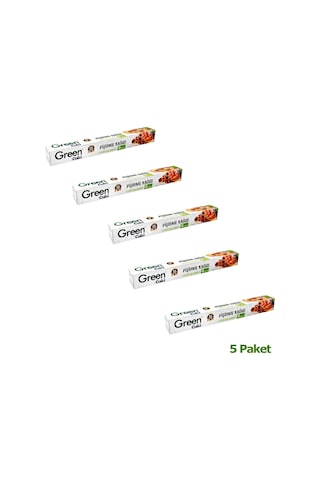 Green Cuki Yağlı Fırın Tepsi Pişirme Kızarma Kağıdı - 8 Metre - 5 Kutu