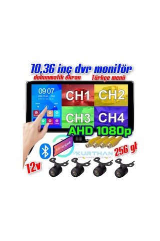 Dokunmatik 4k Video Müzik Dvr Ekran 4 Ad Ahd 1080p Kelebek Kamer