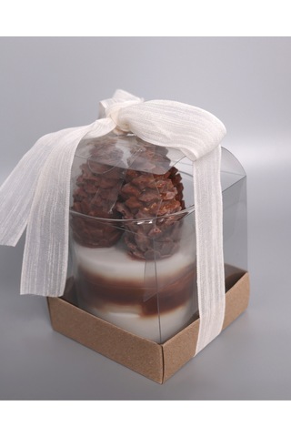 Dekoratif Kokulu Mum Kozalak Kozalak Mum