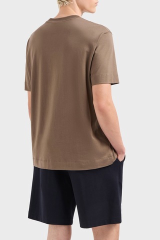 Emporio Armani Erkek T Shirt Em001068 Af12926 U6195 Kahve Kahve