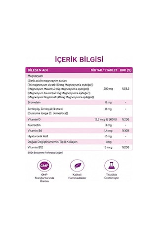 Takecare Magnezyum Takviye Edici Gıda 30 Tablet