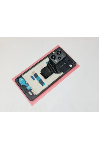 Xiaomi Redmi Note 12 Pro -5g- Full Kasa Arka Kapak Batarya Kapağı - Siyah Çok Renkli