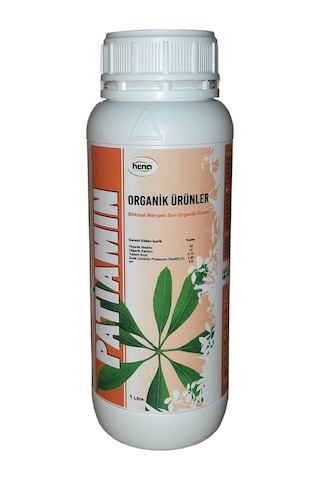 Patiamin Bitkisel Menşeli Sıvı Organik Gübre Fulvik Asit 1litre