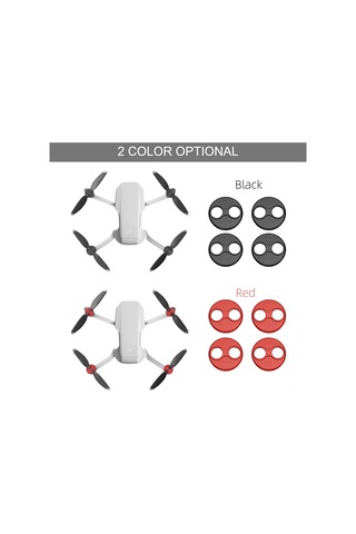 Ximistore9 Djı Mavic Mini İçin 4 Adet Kırmızı Alüminyum Motor Koruyucu Kapak - Toz Ve Şok Engellici, Uçuşa Etki Etmeyen Hafif Tasarım