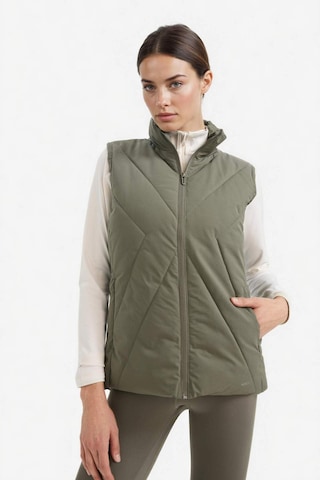 Defacto Defactofit Su İtici Slim Fit Dar Kesim Fermuarlı Sporcu Su Geçirmez Yelek E9210ax25aukh422 Haki