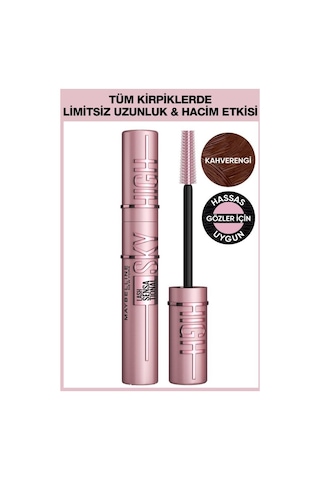Maybelline New York Lash Sensational Sky High Maskara Kahverengi + Mini Sky High Maskara Siyah 4.5 ML