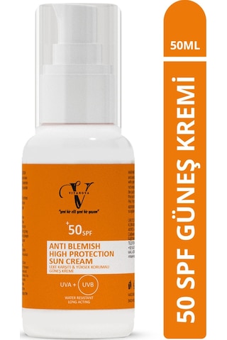 Vitanova Leke Karşıtı Yüksek Koruyucu Güneş Kremi SPF50+ 50 ML
