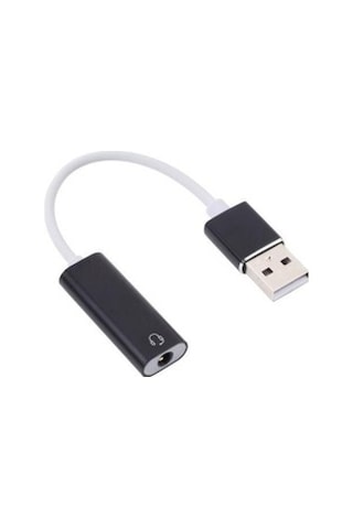 Mikrofonlu Kulaklık Usb Çevirici Usb Ses Kartı 7.1 Tek Girişli Usb Ses Kartı