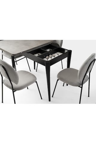 Pure Masa, Retro Gümüş, 100x65 Diğer