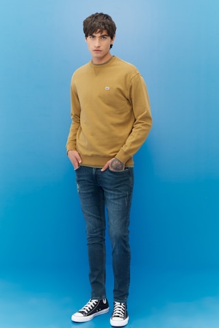 Lee Regular Fit Normal Kesim %100 Pamuk Bisiklet Yaka Şardonlu Sweatshirt L81IRY85A Çok Renkli