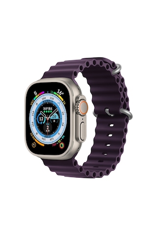 Apple Uyumlu Watch 42 MM 44 MM 45 MM 49 MM Kordon Ocean Silikon Kordon 1/2/3/4/5/6/se/7/8/ultra